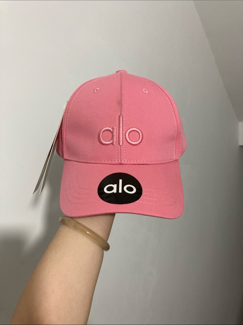 ALO Yoga Pink Adjustable Baseball Cap